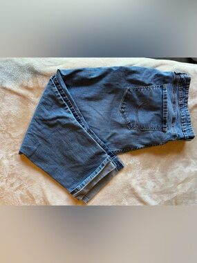 Signature by Levi Strauss Women’s Relaxed Dark Blue Jeans